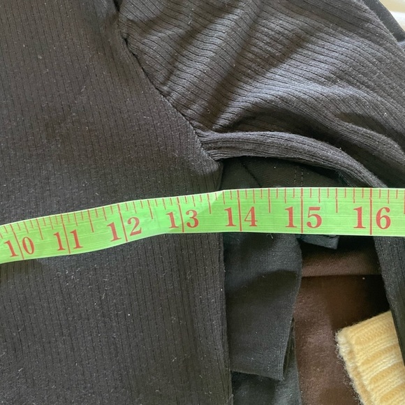 Madewell Ribbed Black Long Sleeve Shirt NWT - Picture 8 of 10